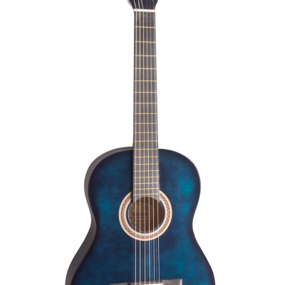 VALENCIA Series 100 Classical Guitar Blue Sunburst