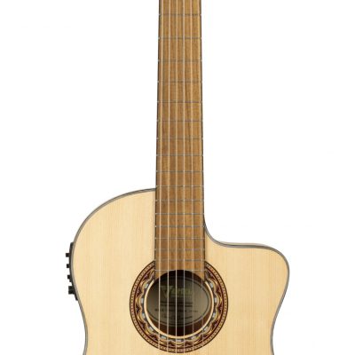 VALENCIA Series 300 Classical Guitar - Cutaway, Electric Acoustic Natural